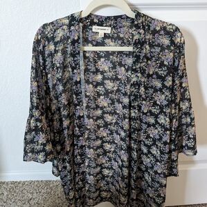 Ee:Some Black Floral Kimono